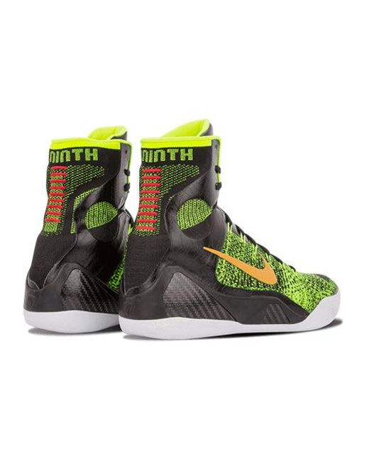 Nike Green Kobe 9 Elite 'Victory' 630847-077 for men