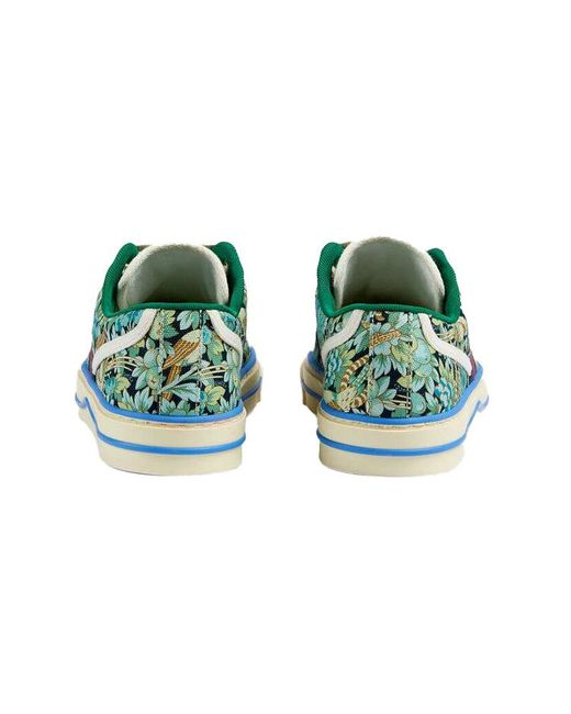 Gucci Blue (Wmns) Liberty Of London X Tennis 1977 'Floral