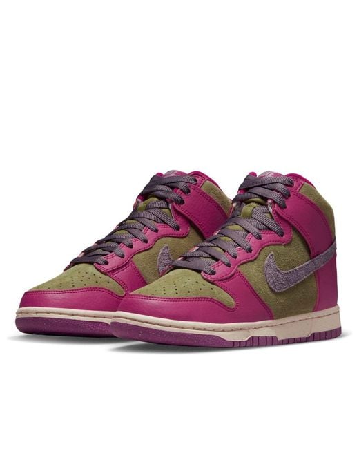 Nike Purple (Wmns) Dunk High 'Dynamic Berry'