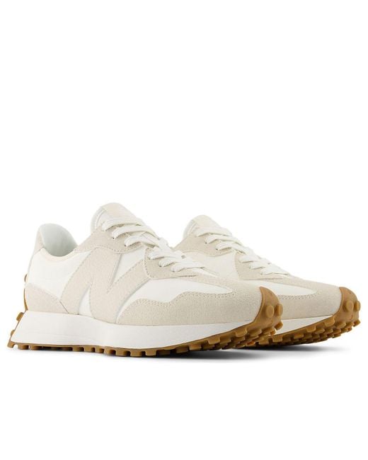 New Balance White (Wmns) 327 'Linen Sea Salt'