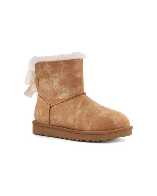 Ugg Brown (Wmns) Mini Bailey Bow Glimmer