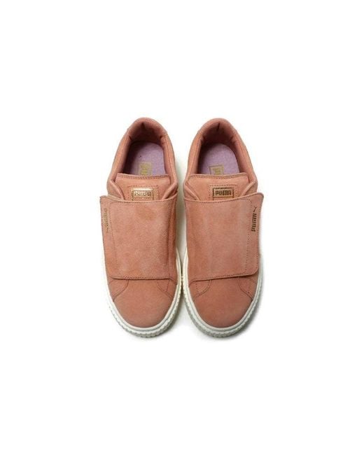 PUMA Brown (Wmns) Suede Platform Strap 'Cameo'