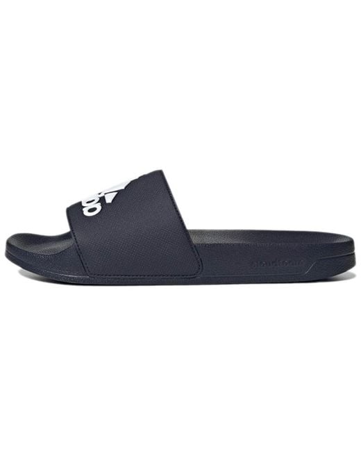 Adidas Blue Adilette Shower Slide 'Legend Ink'