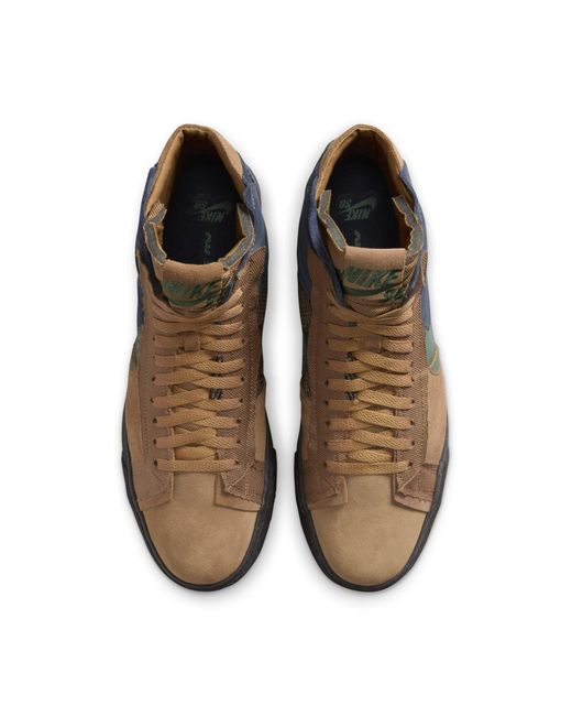 Nike Blue Sb Zoom Blazer Mid Premium 'Legend Dark Obsidian' for men