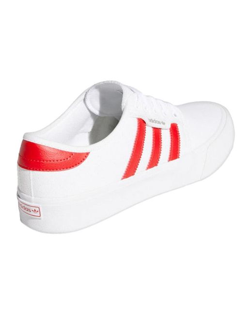 Adidas White Seeley Xt Shoes Scarlet' for men