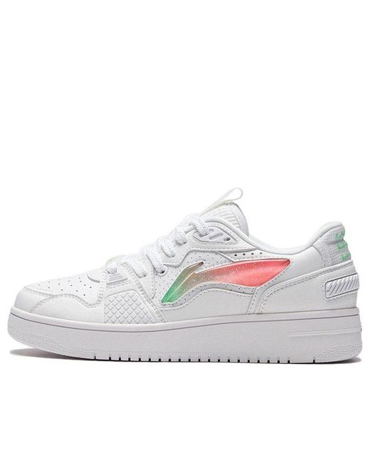 Li-ning White Classic Leisure Neon' for men