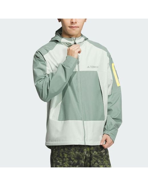 Adidas Green X National Geographic Windstopper Gore-Tex Jacket Asia Sizing for men