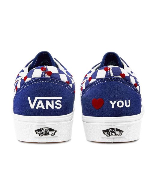 Vans Blue Comfycush Old Skool 'Autism Awareness' for men