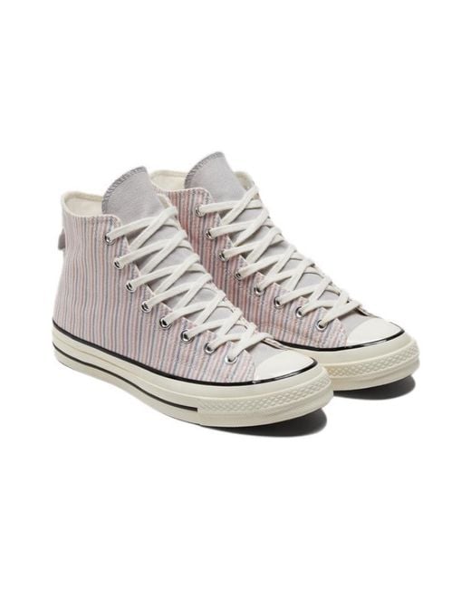 Converse White Chuck 70 High 'Pecan Stripes'