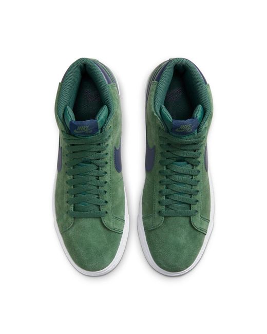 Nike Green Zoom Blazer Mid Sb 'Noble' for men