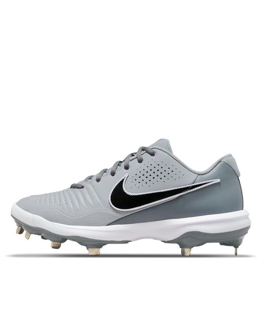 Nike Gray Alpha Huarache 3 Varsity Low 'Light Smoke' for men