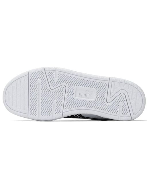 PUMA White Rebound Layup Sl Sketch Sneakers for men