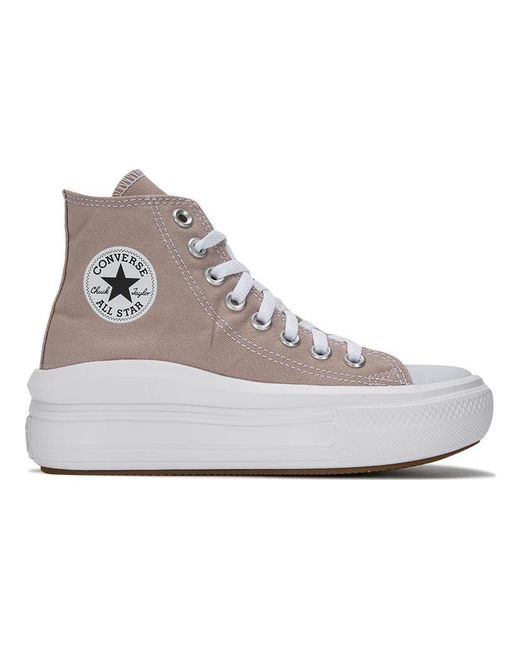 Converse Brown (Wmns) Chuck Taylor All Star Move High 'Stone Mauve'