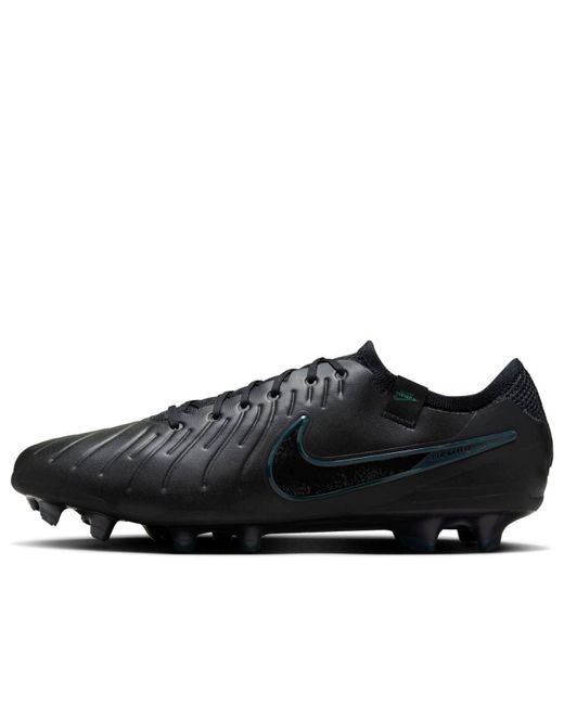 Nike Black Tiempo Legend Elite Firm-Ground Low-Top 'Shadow Pack for men