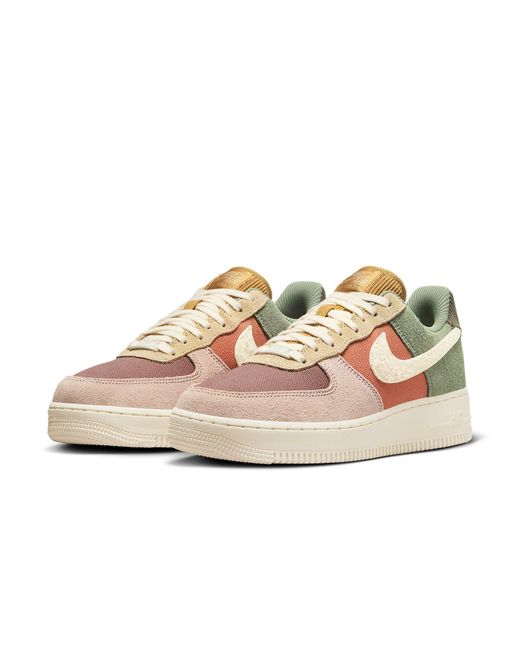 Nike Green (Wmns) Air Force 1 '07 Lx 'Oil Terra Blush'