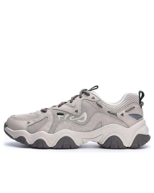 Fila Gray Fluid Iv Sneakers for men