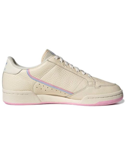 adidas Continental 80 'ecru Tint Pink' in White | Lyst