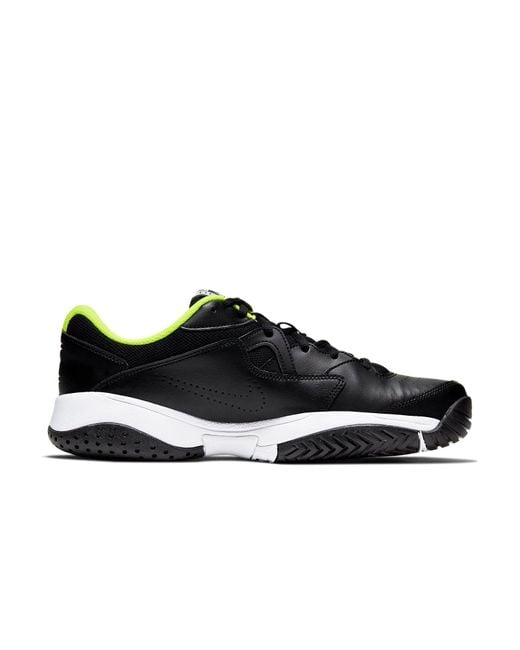 Nike Black Court Lite 2 Volt' for men