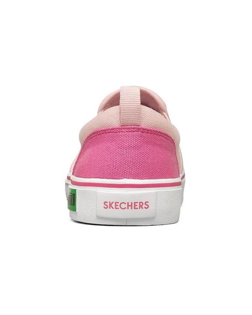 Skechers Pink (Wmns) V Lites Canvas Shoes