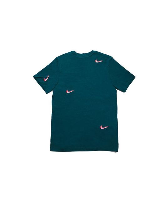 Nike Green Sb Skateboard X Parra Pocket T-shirt Midnight Turq Tee for men