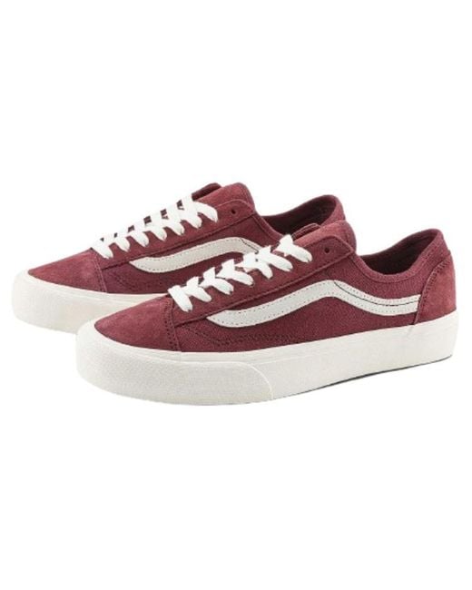 Vans Red Old Skool Port Royale 'Marshmallow' for men