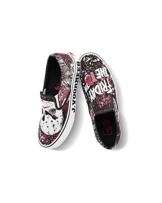 Vans White House Of Terror X Classic Slip-On 'Friday The 13Th' for men