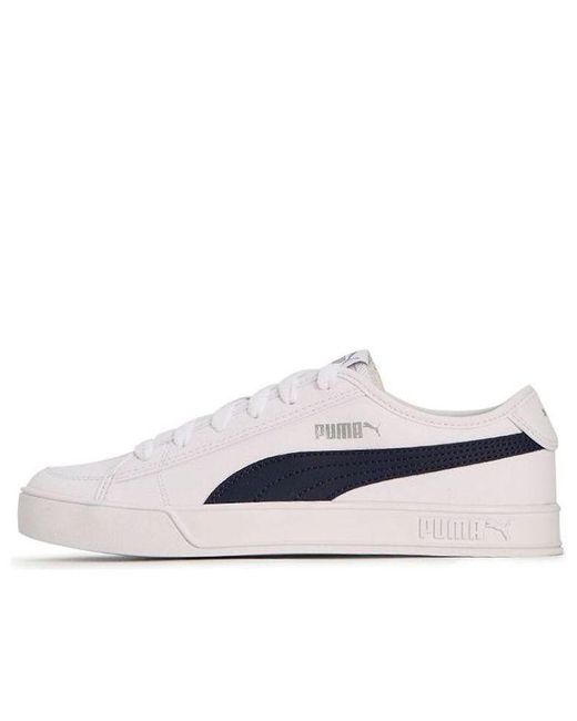 PUMA White Smash V2 Vulc Sl Peacoat' for men