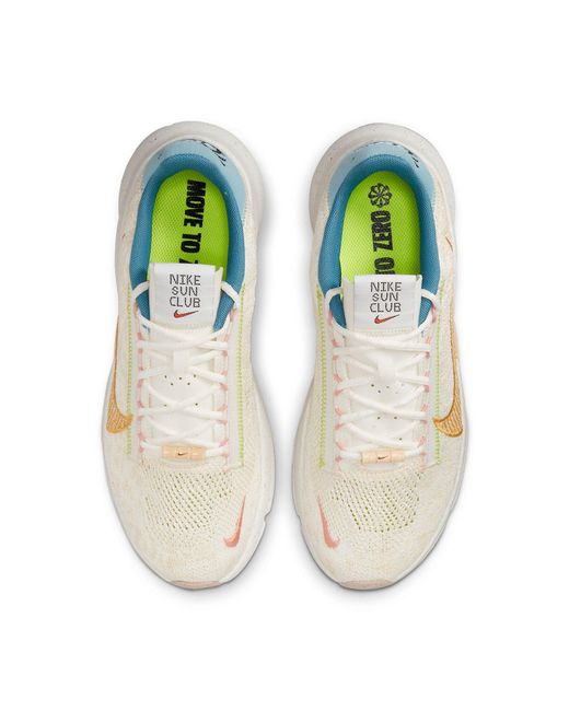 Nike White (Wmns) Superrep Go 3 Flyknit Next Nature 'Sun Club