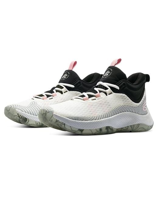 Under Armour White Curry 1 Hovr Splash for men