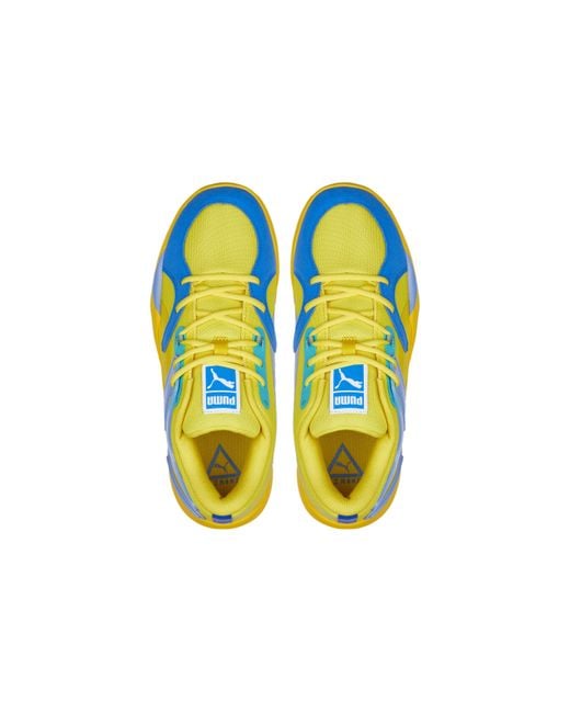 PUMA Yellow Trc Blaze Court 'Vibrant' for men