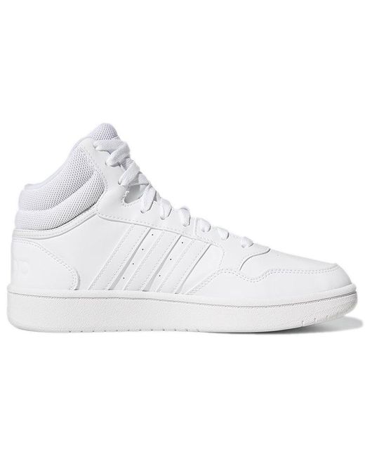 Adidas Neo Hoops 3.0 Mid Sneakers/shoes in White | Lyst