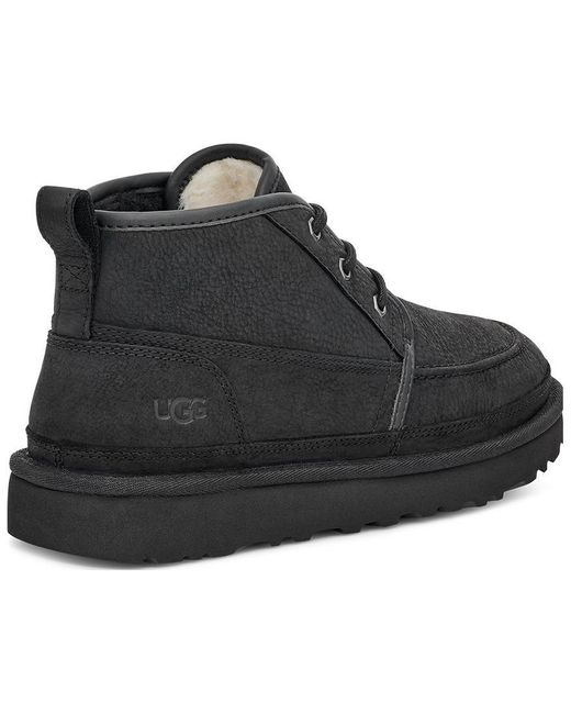 Ugg Black Neumel Moc Boot Leather' for men