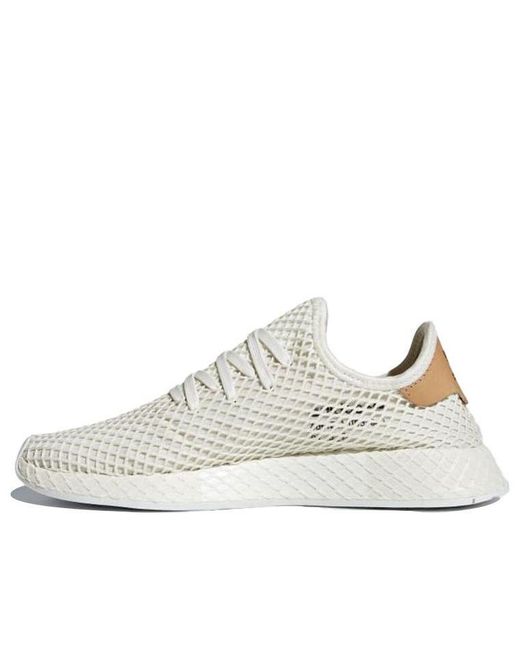 Adidas White Deerupt Ash Pearl' for men