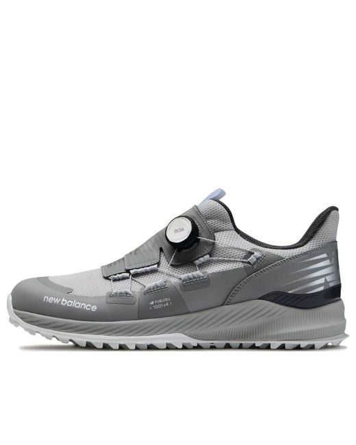 New Balance Gray Fuelcell 1001 Golf Shoes for men