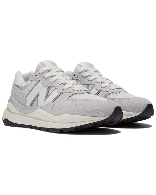 New Balance White 5740 S Runners Lace Up Comfort Shoes Grey 4