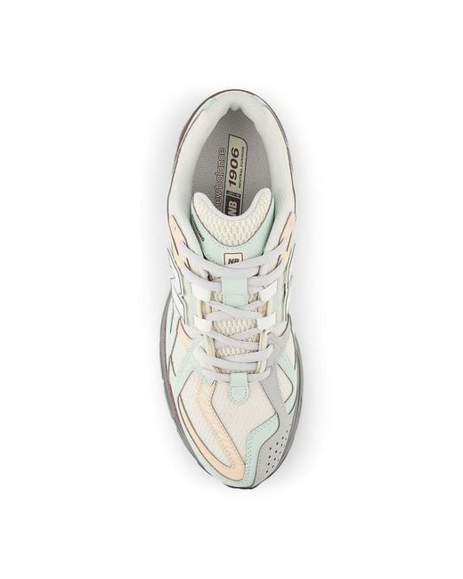 New Balance White 1906D 'Clay Ash Licorice' for men