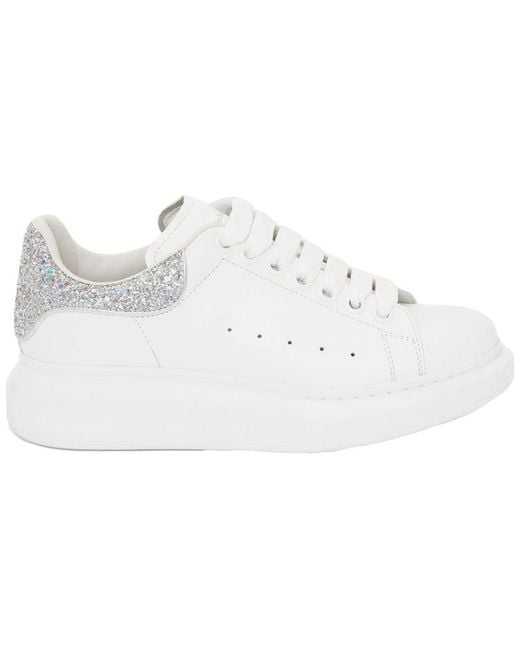 McQueen White (Wmns) Oversized Sneaker Holo'
