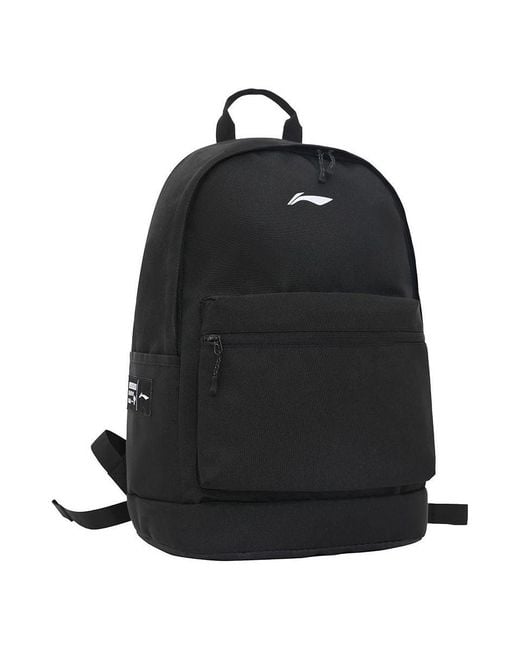Li-ning Black Logo Backpack Large
