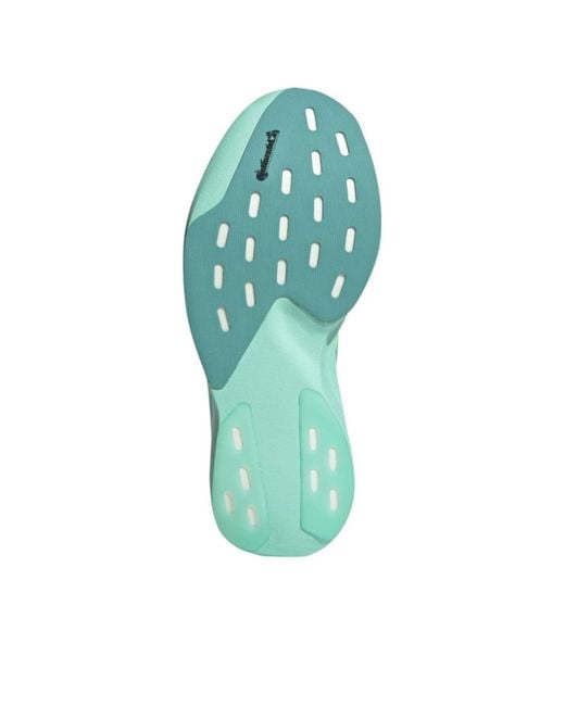 Adidas Blue Adizero Evo Sl 'Flash Aqua Lucid Lemon' for men