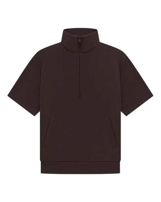 Fear Of God Brown Drop2 Ss23 Ls Halfzip 3/4 Sweatshirt for men