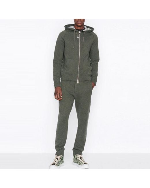 Dior Green Ss22 Cashmere Blend Knit Material Hooded Sports for men