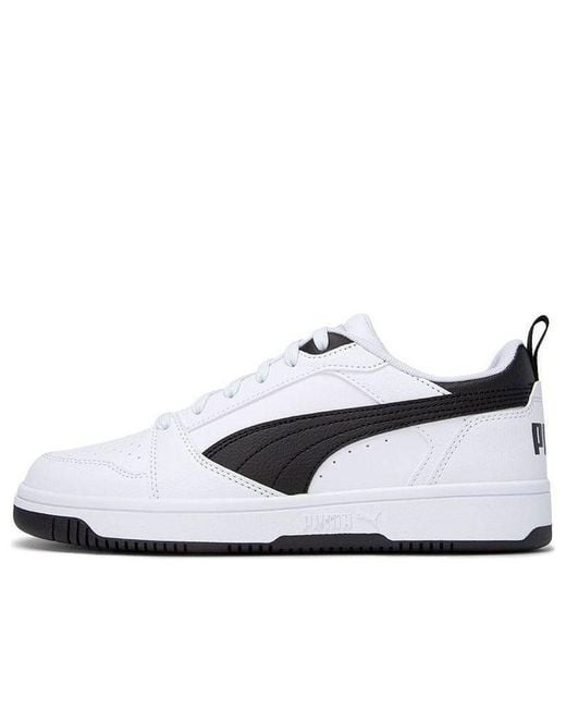 PUMA White Rebound V6 Low for men