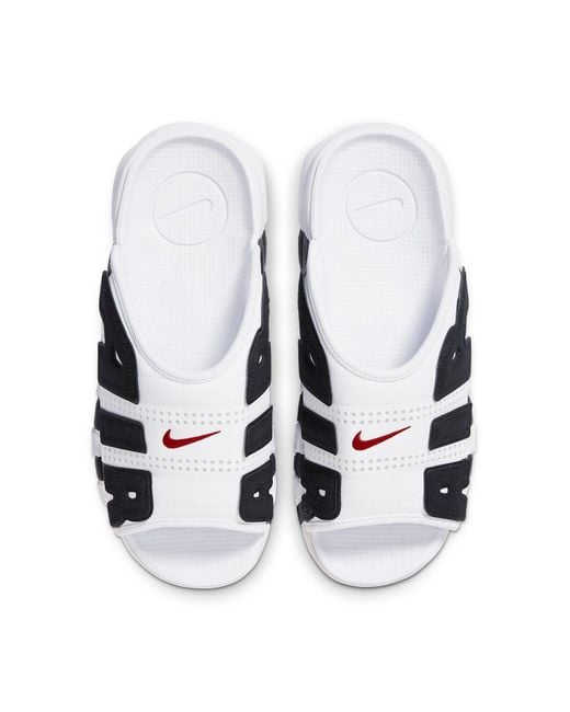 Nike Black Air More Uptempo Slide Varsity' for men