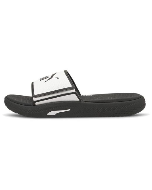 PUMA Black Softride Slide for men
