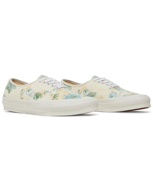 Vans White Kith X Og Authentic Lx 'Vintage Roses' for men