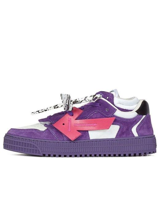 Off-White c/o Virgil Abloh Purple Floating Arrow Low-top Sneakers for men