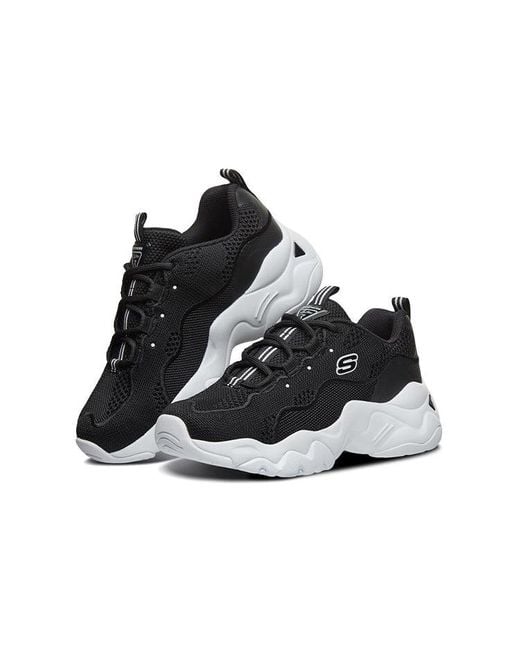 Skechers Black (Wmns) D Lites 3.0 Low-Top Daddy Shoes