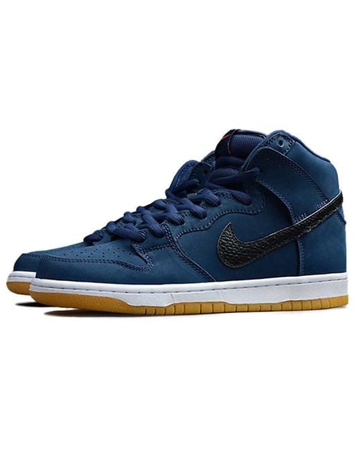 Nike Blue Dunk High Pro Iso Sb Label for men