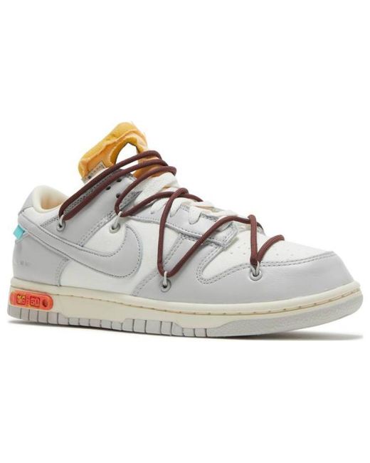 Nike White X Off- Dunk Low 'Lot 46 Of 50' for men
