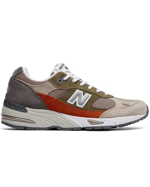 New Balance Brown 991 Nu Block Tan for men